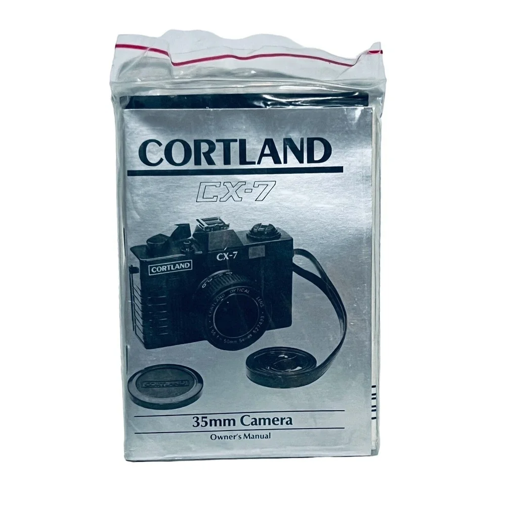 Cortland CX-7 35mm Film Camera With Original Case, Box, and Manual Vintage